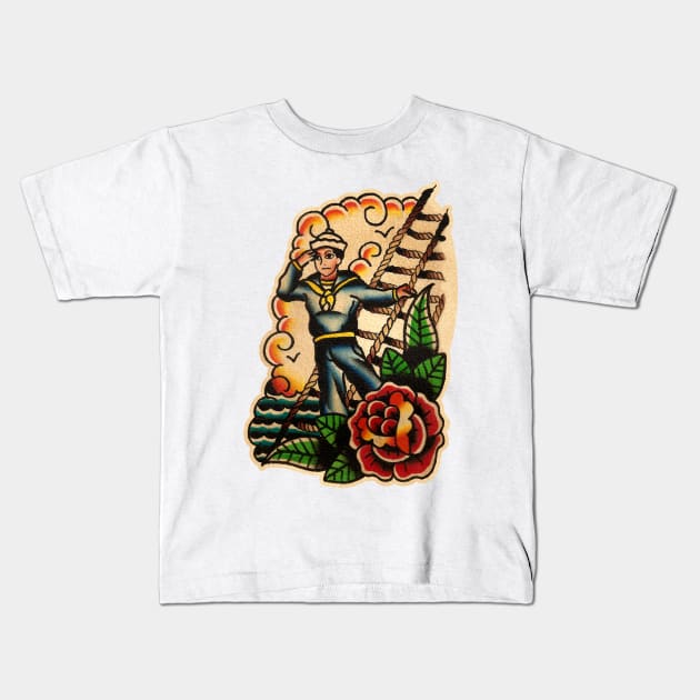 Sailor Kids T-Shirt by Don Chuck Carvalho